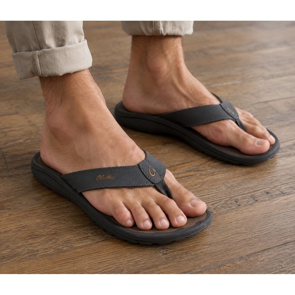 OluKai Other - NWT Olukai Ohana Men's Best Selling Beach Comfort Sandals Size 9 Dark Java/Ray